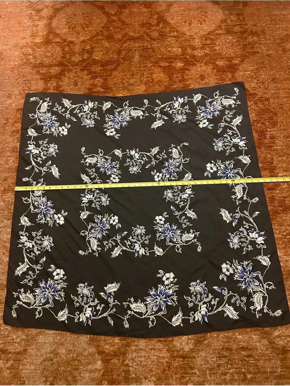 Madewell oversized silk bandana.